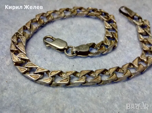 СТИЛНА ВИНТИДЖ АРТ МОДЕЛ СРЕБЪРНА ГРИВНА СРЕБРО 925 МАЙСТОРСКА БИЖУТЕРСКА ИЗРАБОТКА 47473, снимка 8 - Гривни - 49682476