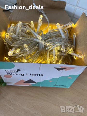 Нови 120 LED лампички светлина 15 метра за Декорация Дом Украса Коледа, снимка 7 - Други - 42510827