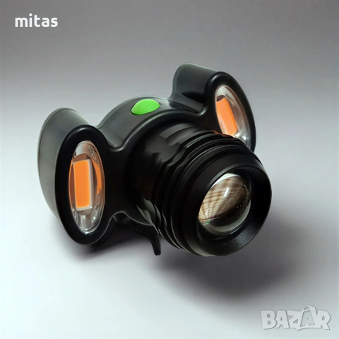 LED светлина за велосипед, Фар с три светлини, Ръчен фокус, 600Lumens, снимка 9 - Аксесоари за велосипеди - 27236841