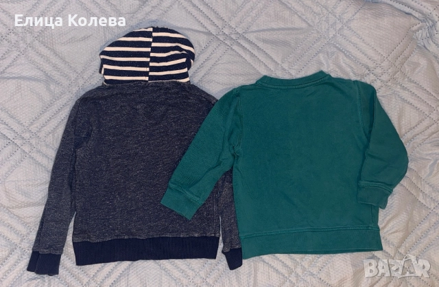 Tom Tailor и др. Две плътни детски блузи 104-110 см, снимка 2 - Детски Блузи и туники - 52775135