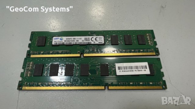 8GB (2x4GB) DDR3 Samsung PC3-12800U (1600Mhz,CL-9,1,5V), снимка 2 - RAM памет - 40133859