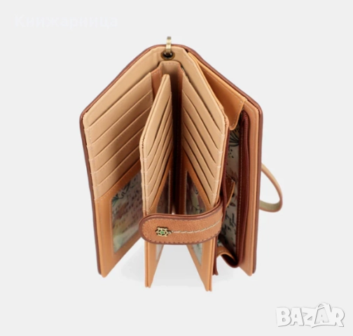 Голям портфейл Amazonia Buterfly , снимка 6 - Портфейли, портмонета - 52940324