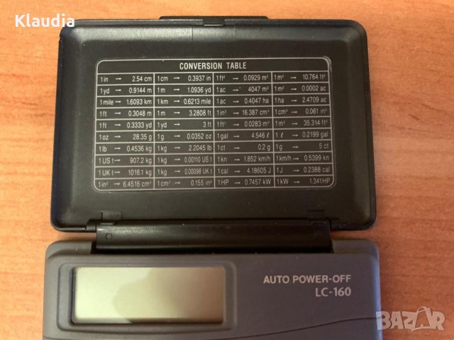 Джобен калкулатор Casio LC-160, снимка 3 - Ученически пособия, канцеларски материали - 35693585