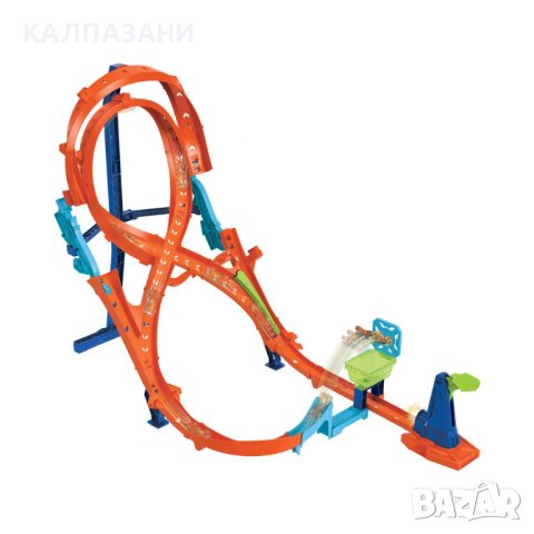 Кола с 2 лупинга, Hot Wheels, Vertical-8 Jump, HMB15, снимка 2 - Коли, камиони, мотори, писти - 44256002