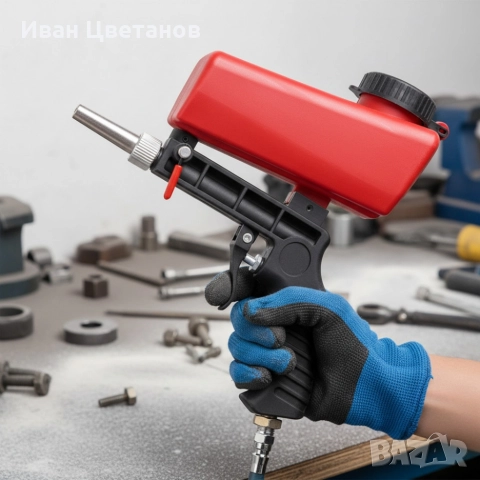 Многофункционален пистолет за пясъкоструене – Идеален за премахване на ръжда, боя и замърсявания, снимка 2 - Други инструменти - 52869893