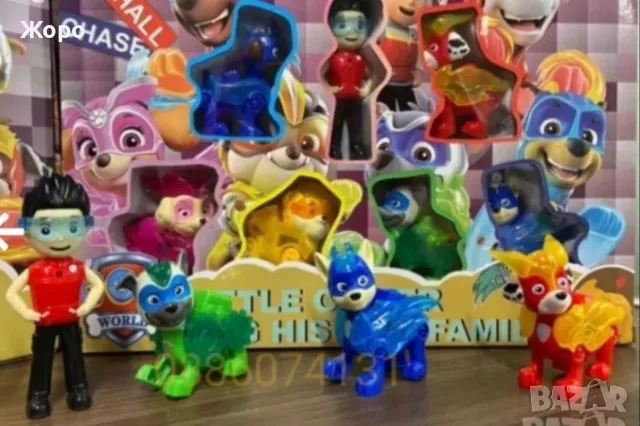 ГОЛЯМ КОМПЛЕКТ ВСИЧКИТЕ ГЕРОИ НА ПЕС ПАТРУЛ 048626, снимка 5 - Фигурки - 47613020