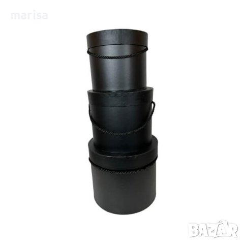 Подаръчни кутии, черни, 3 броя Код: 349, снимка 1