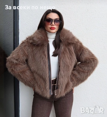 Дамско Пухено Палто Код EN16, снимка 3 - Якета - 52510569