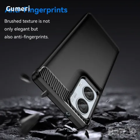 Motorola Moto G85 5G Противоударен Силиконов Гръб Карбон Шарк, снимка 5 - Калъфи, кейсове - 47703103