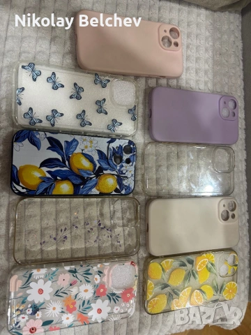 9 броя калъфа за iphone 15