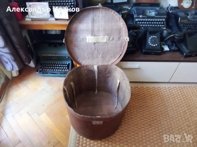Стара кутия за шапки Христо Т. Желязковъ, снимка 8 - Колекции - 51383063