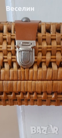 Плетена чанта естествен ратан ШОК ЦЕНА , снимка 2 - Чанти - 51287399