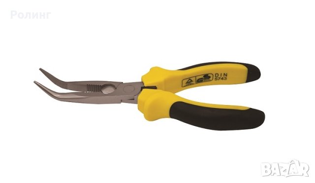 КЛЕЩИ ОСТРОВЪРХИ ИЗВИТИ 200MM 45° TMP/210146, снимка 1