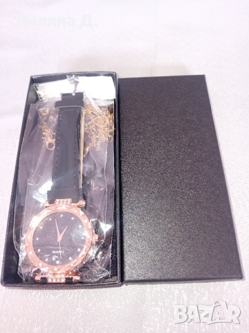 Дамски нов часовник в комплект с 5 красиви гривни , снимка 3 - Гривни - 44583592