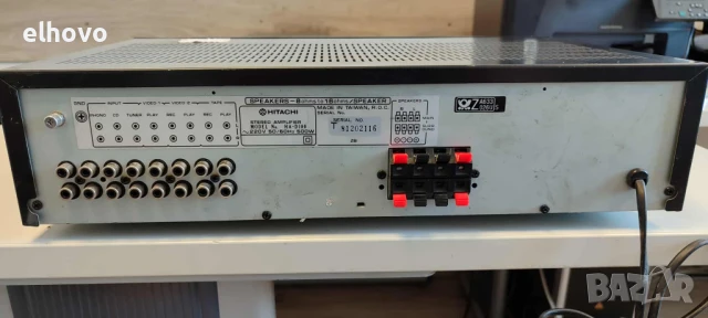 Стерео усилвател Hatachi HA-D100, снимка 6 - Ресийвъри, усилватели, смесителни пултове - 51038159