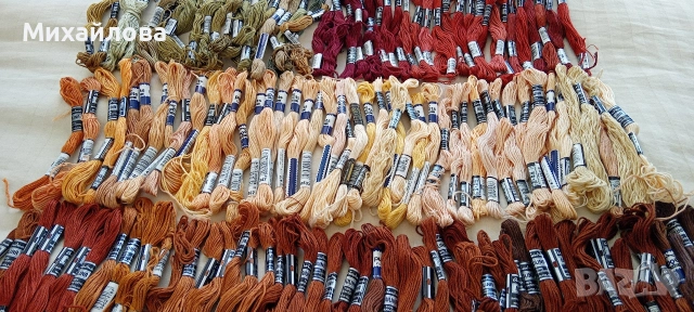 Конци за бродиране"Ljubica", Пъпетс и Ариадна-250 бр., снимка 2 - Гоблени - 43686481