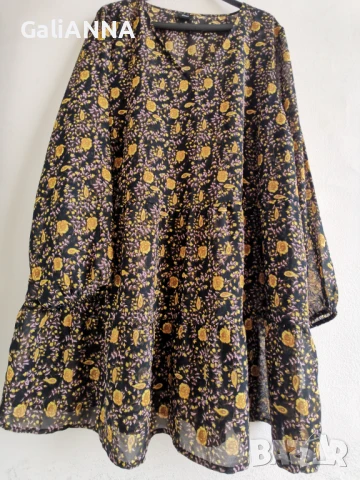 ЕФИРНА ТУНИКА ZIZI 2XL-3XL, снимка 2 - Туники - 51009700