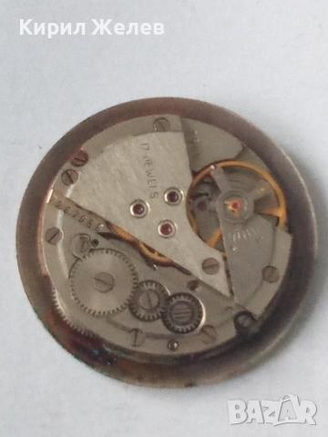 Механизъм с циферблат от стар ръчен часовник 52071, снимка 4 - Мъжки - 52260930