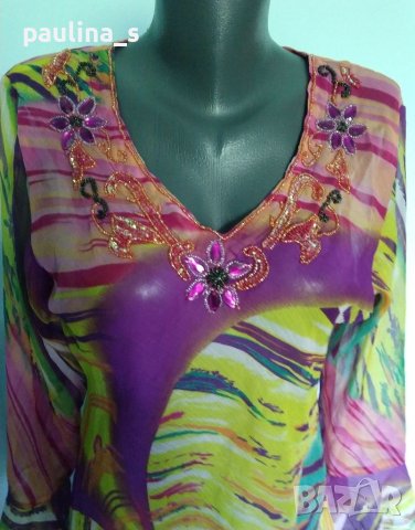 Три различни броя / Уникална прозрачна рокля от органза , снимка 4 - Туники - 40525750