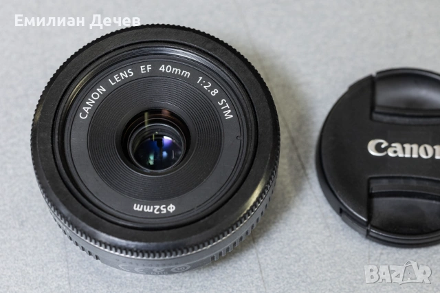Обектив Canon EF 40mm f/2.8 STM, снимка 2 - Обективи и филтри - 53836882