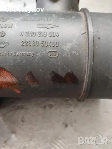 Дебитомер за Nissan Almera II, Primera, 1.5, 1.8, 1998-2006г., 0 280 218 094, 0280218094, 22680 5U40, снимка 3 - Части - 44808543