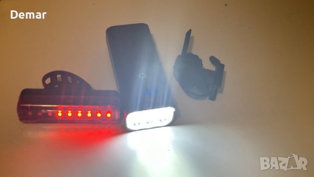 Водоустойчива велосипедна светлина , снимка 2 - Аксесоари за велосипеди - 41717442