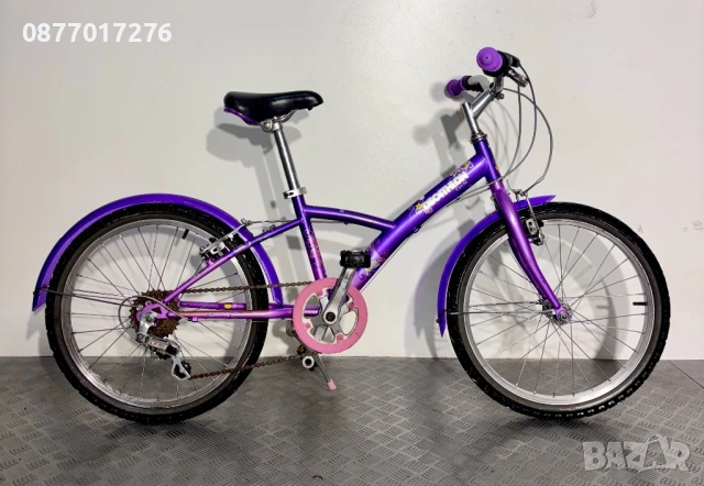 Детски велосипед за момиче Decathlon 20 цола/ колело