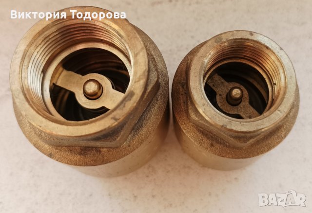 Възвратни клапани с метален клапан 3/4 и 1/2, снимка 6 - ВИК - 35741348