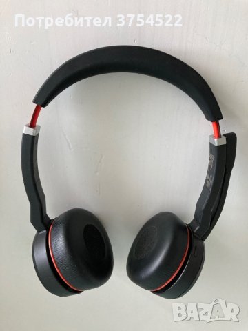 Слушалки Jabra Evolve 75 Stereo UC, микрофон, Bluetooth, черни, снимка 4 - Bluetooth слушалки - 41738594