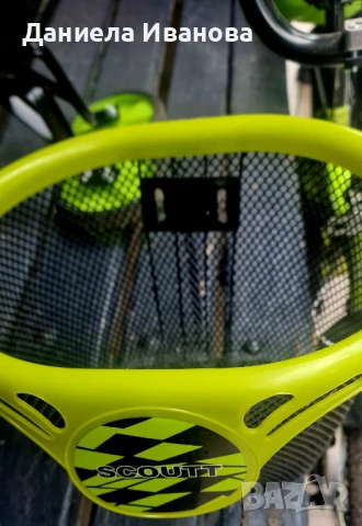 Scoutt-велосипед 16 инча с помощни гуми, снимка 3 - Детски велосипеди, триколки и коли - 50986236