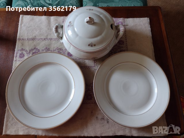 Супник и две плата, снимка 4 - Чинии - 41487325