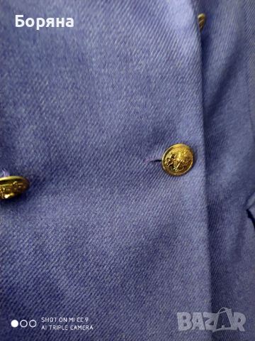 НАМАЛЕН - Trendyol нов елегантен лилав блейзър , снимка 7 - Сака - 44699659