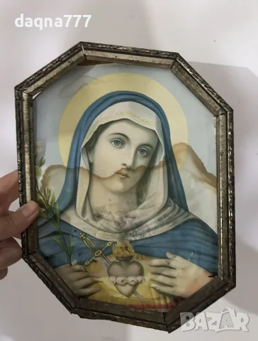 Печат на светото сърце Исус и Мария / Мадона Викторианската епоха