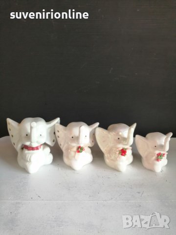 комплект порцеланови слончета, снимка 2 - Статуетки - 40520392