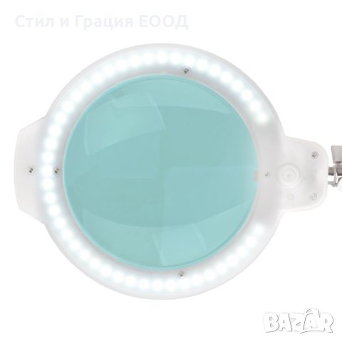 Лампа лупа LED Glov Moonlight 8013/6"- 5 диоптера  настолна бяла,черна, снимка 8 - Друго оборудване - 41792092