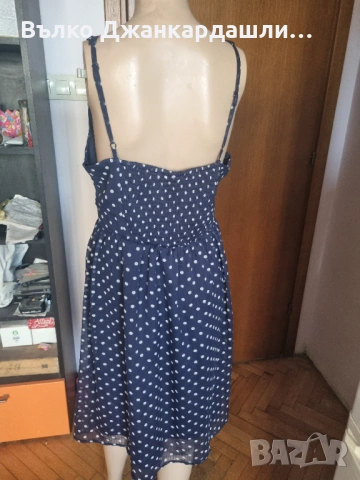 Рокля на точки Vero Moda, размер L, снимка 5 - Рокли - 53190242