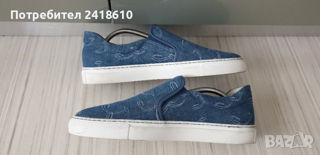 Jacob Cohen Embroidered - Logo Denim Sneakers Italy Mens Size 42/27см ОРИГИНАЛ!, снимка 10 - Спортни обувки - 41063351