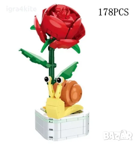 НОВО! Най-романтичната колекция от специални конструктори 8 модела " Цветя и Пеперуди " + ДОСТАВКА, снимка 4 - Конструктори - 48719535