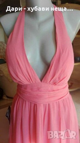 Разкошна дълга розова рокля СУПЕР ПРОМОЦИЯ👗💕40 р-р М👗💕арт.394, снимка 10 - Рокли - 29933858