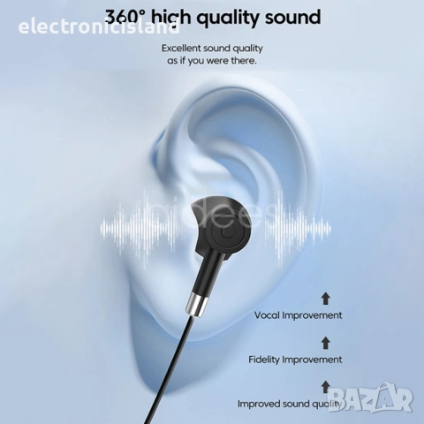 Безжични Bluetooth 5.4 слушалки HiFi стерео за спорт с лента за врата микрофон LED, слот за SD карта, снимка 5 - Bluetooth слушалки - 52354132