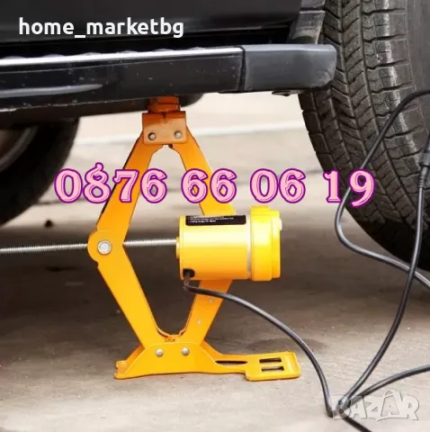 Комплект Електрически крик с електрически гайковерт 12 V 2 тона, снимка 4 - Аксесоари и консумативи - 49418853