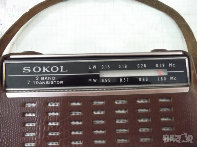 Радиотранзистор "SOKOL" от соца - СССР - 1963 г. работещ, снимка 2 - Други ценни предмети - 41878666