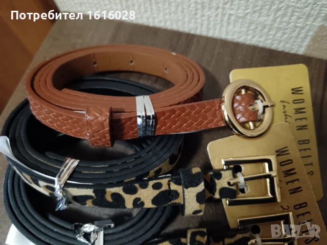 Два кожени колана с леопардов мотив. , снимка 6 - Колани - 44925839
