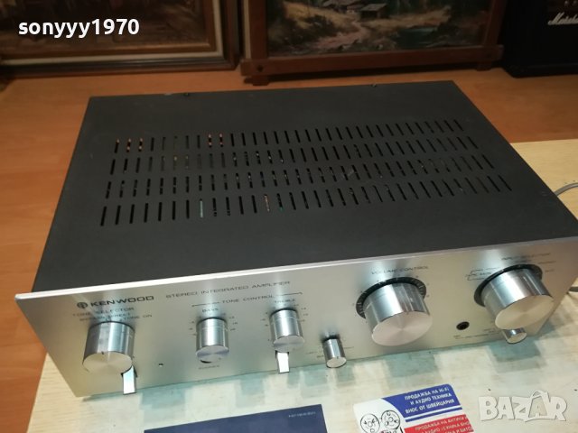 KENWOOD JAPAN AMPLIFIER-ВНОС SWISS 0207231028LNV, снимка 7 - Ресийвъри, усилватели, смесителни пултове - 41418777