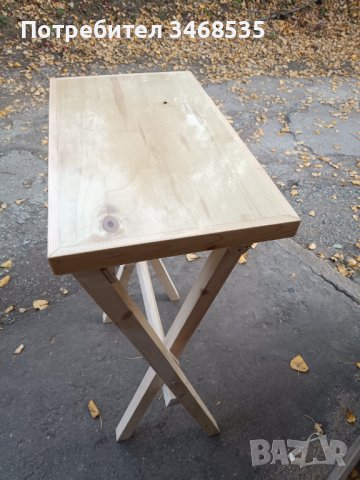 Дървена сгъваема бар маса, снимка 2 - Маси - 39664065