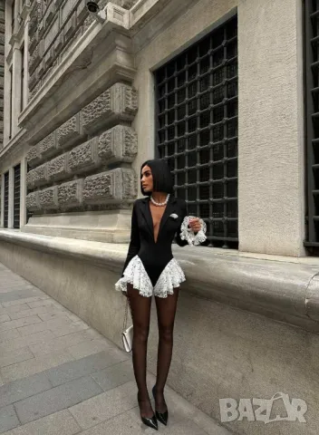 гащеризони с дантелен акцент , снимка 2 - Гащеризони - 50407162