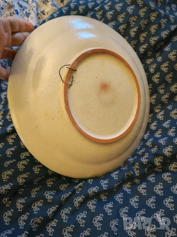 Delft антикварна  оригинална чиния за стена , снимка 4 - Декорация за дома - 51377537