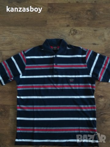 paul and shark - страхотна мъжка тениска КАТО НОВА , снимка 5 - Тениски - 41612341