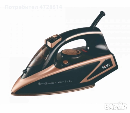 Парна ютия с керамична плоча,3000W,прозрачен резервоар, снимка 5 - Прахосмукачки - 53420739