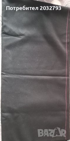 Черен вълнен плат 150/155 см, снимка 2 - Други - 41636181